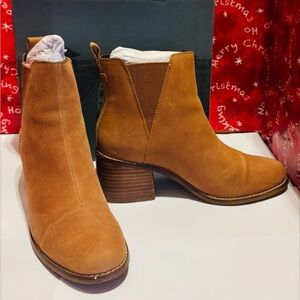 Toms Brown Ankle Booties